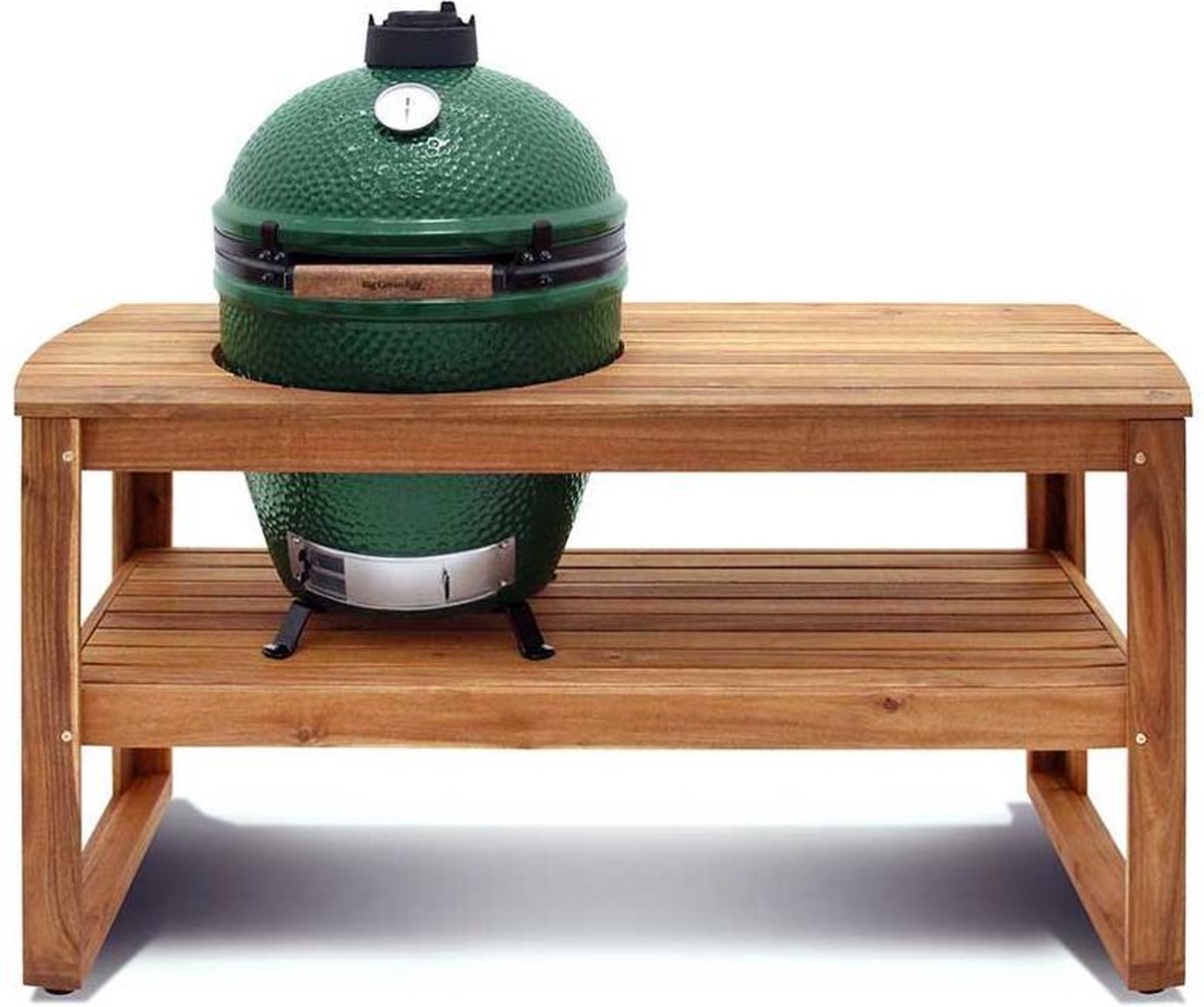 akacjowy stół big green egg